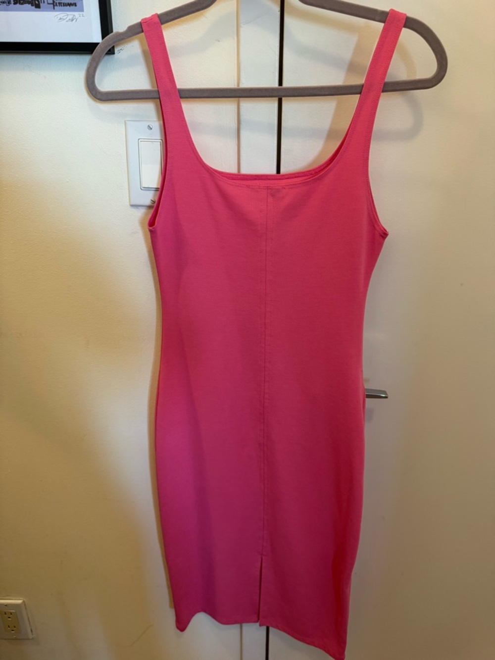Zara Vibrant Pink Sleeveless Dress
